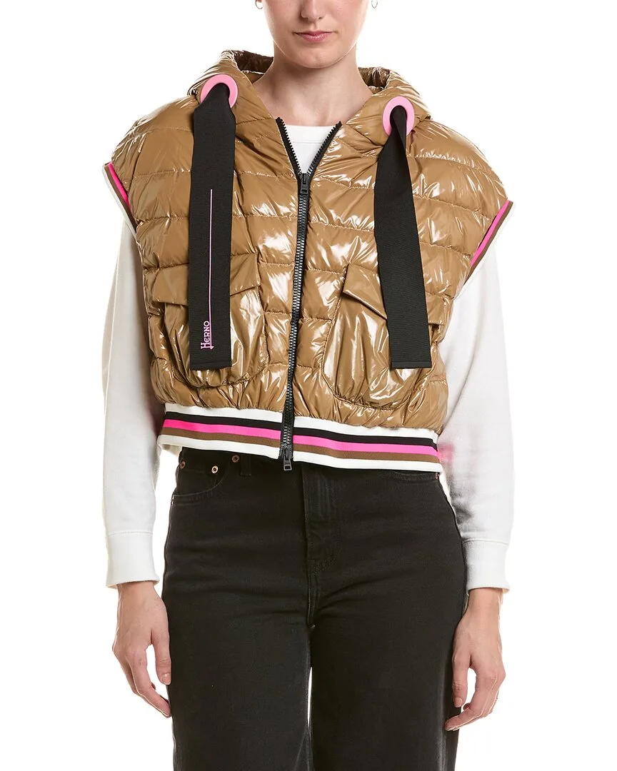 Hooded Bodywarmer by Herno