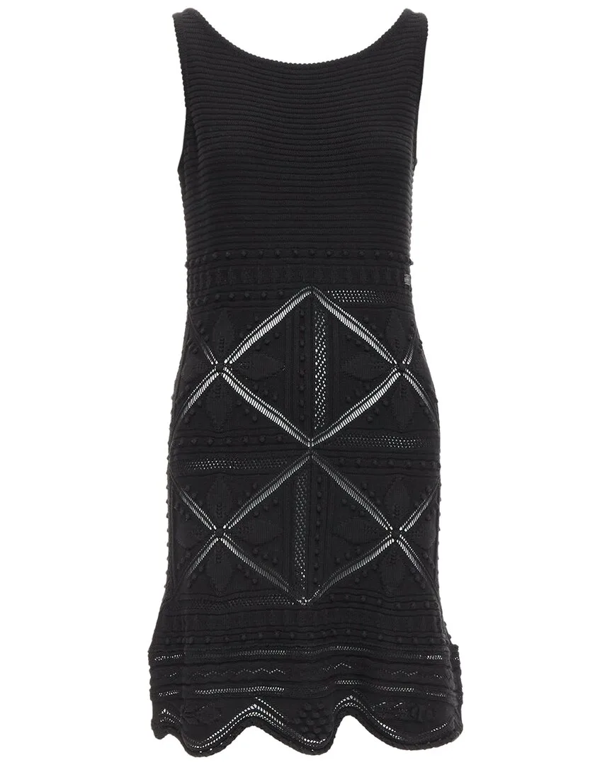 Knit Pointelle Dress (authentic Pre-Loved) by CHANEL