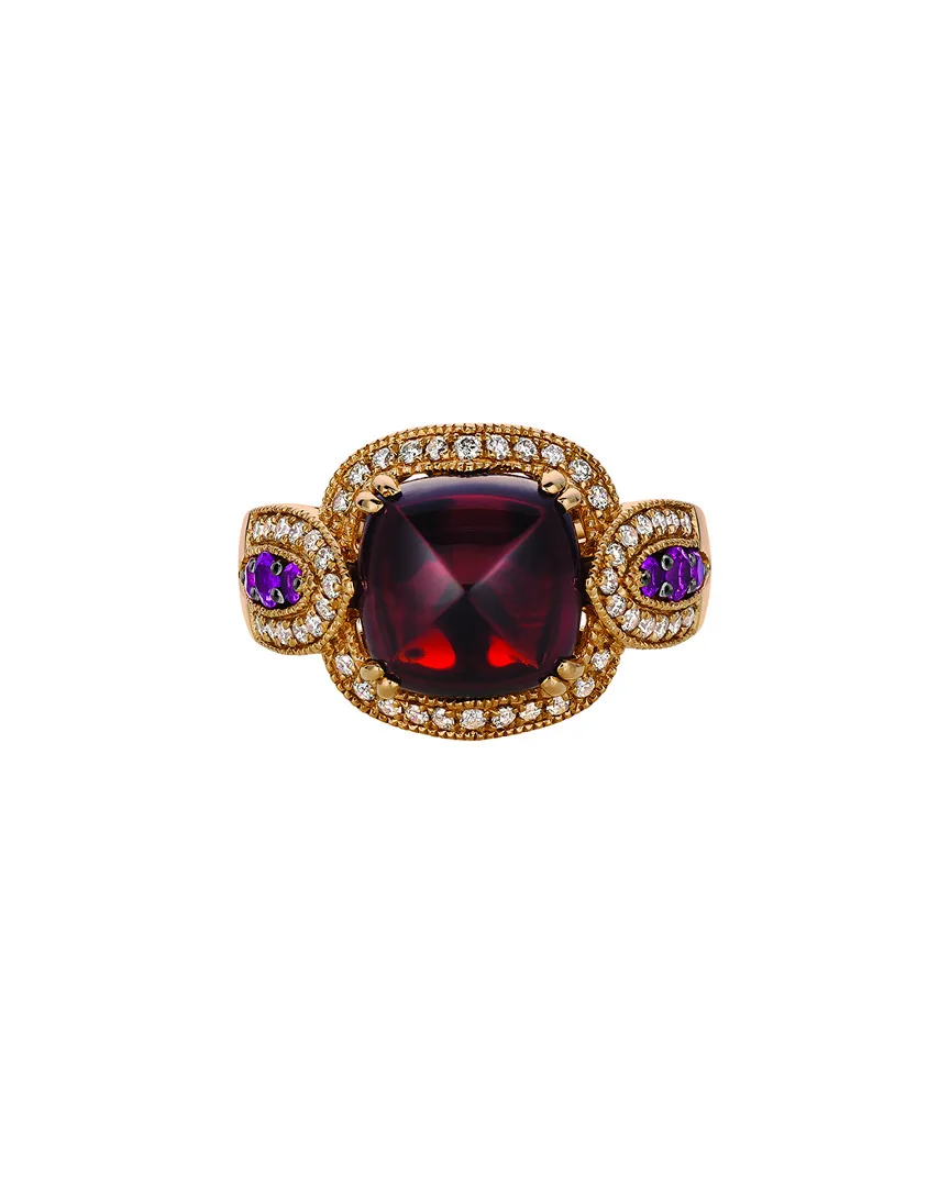 14K Rose Gold 6.06 ct. tw. Diamond & Gemstone Ring by Le Vian