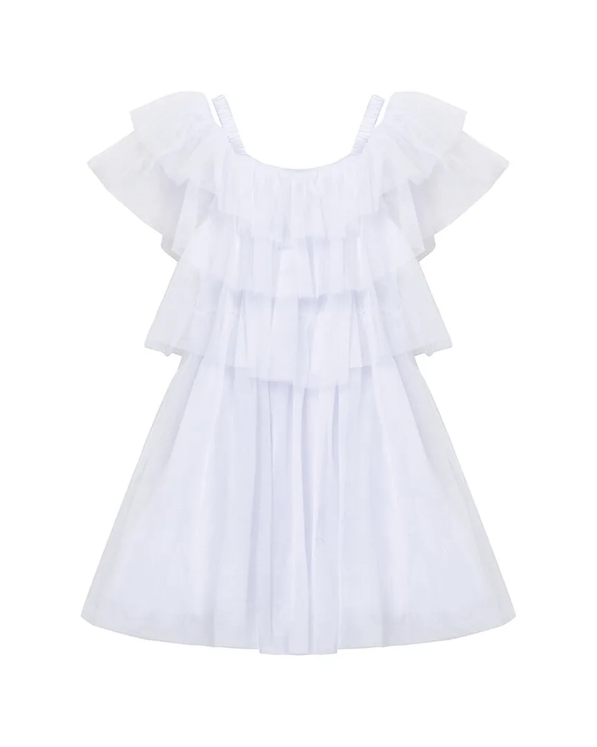 Tiered Mesh Dress by Habitual