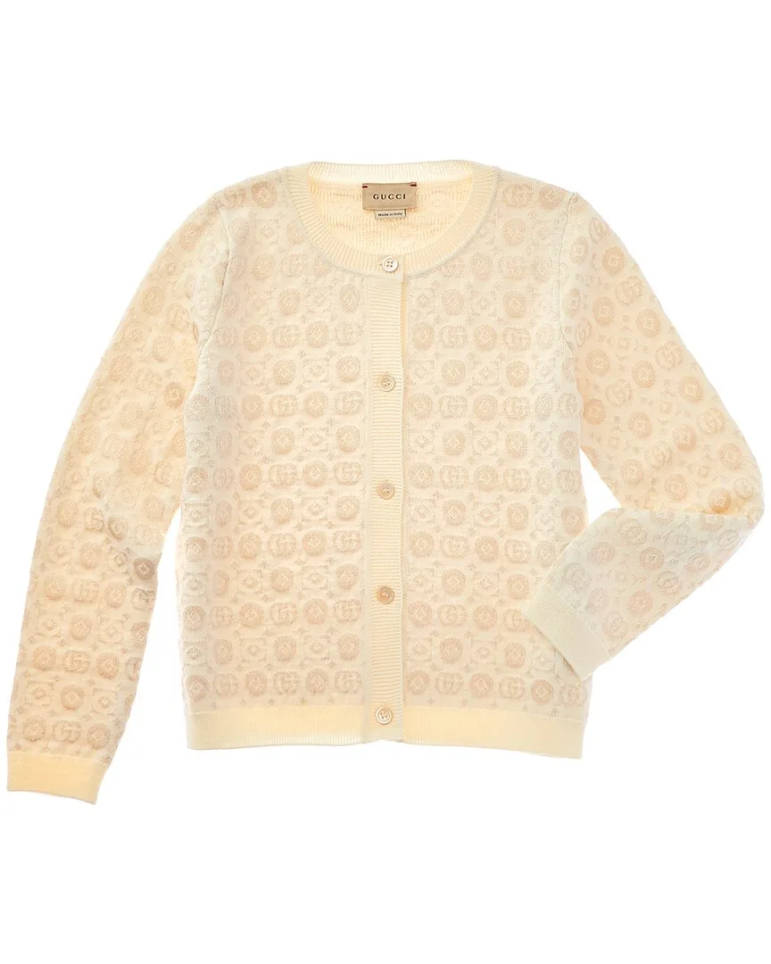 Double G Wool-Blend Cardigan by Gucci