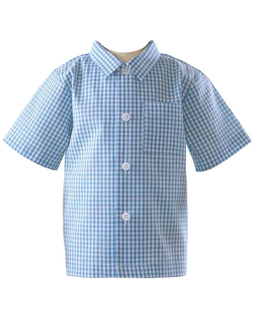 Gingham Button-Down Shirt by Rachel Riley