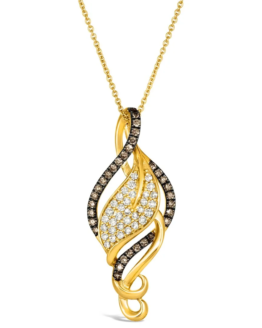 14K 0.01 ct. tw. Diamond Pendant Necklace by Le Vian
