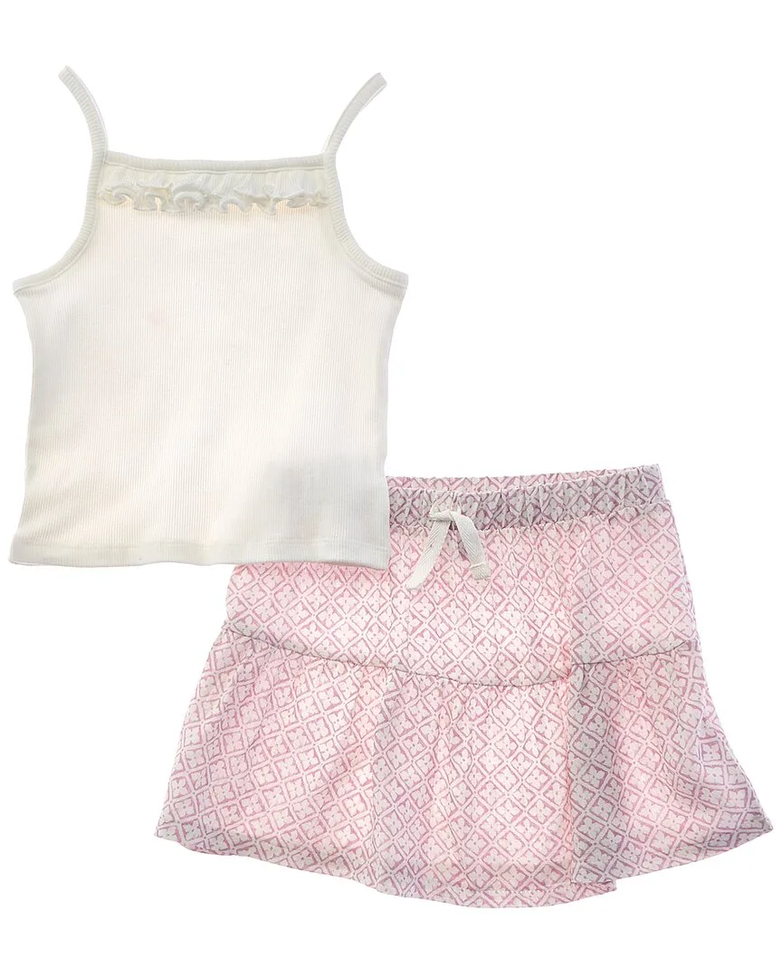 2Pc Sugarland Top & Skirt Set by Splendid