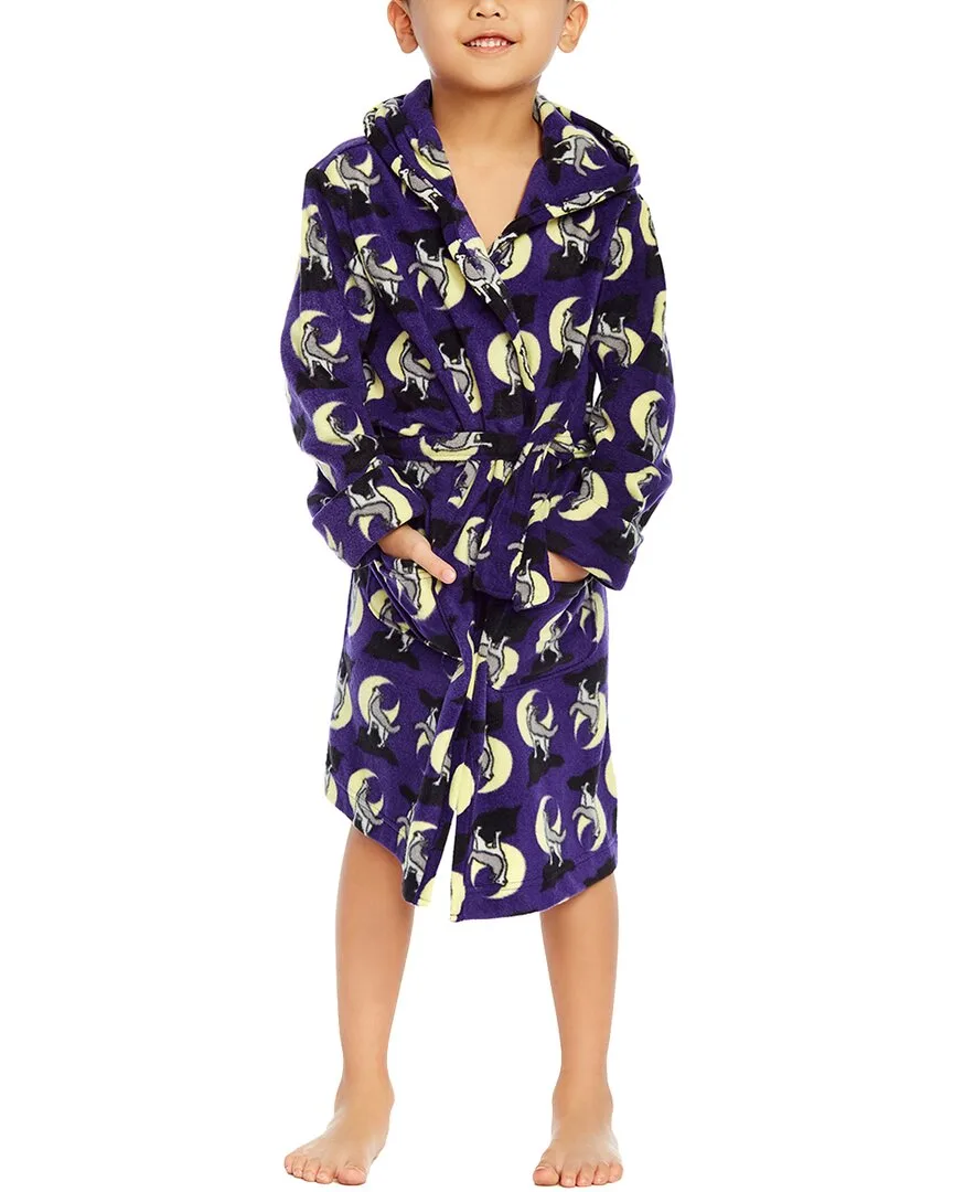 Fleece Hooded Robe by Leveret