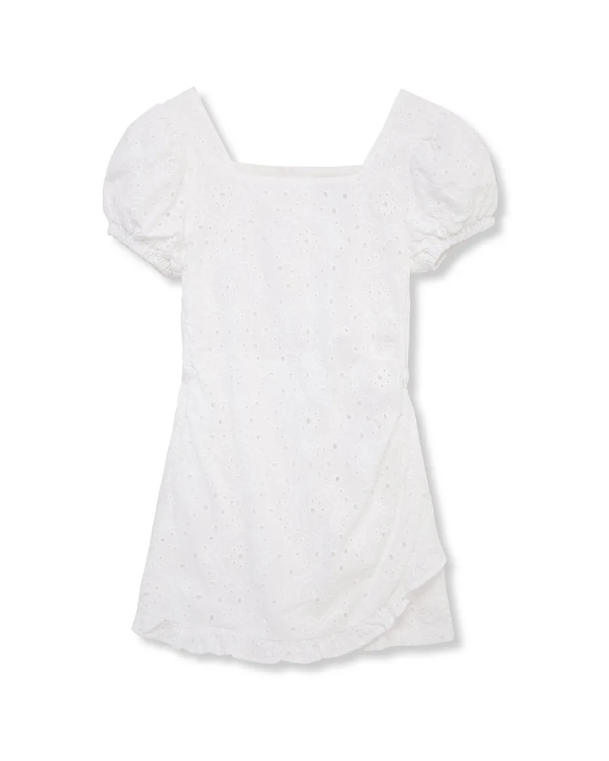 Allover Eyelet Romper by Habitual