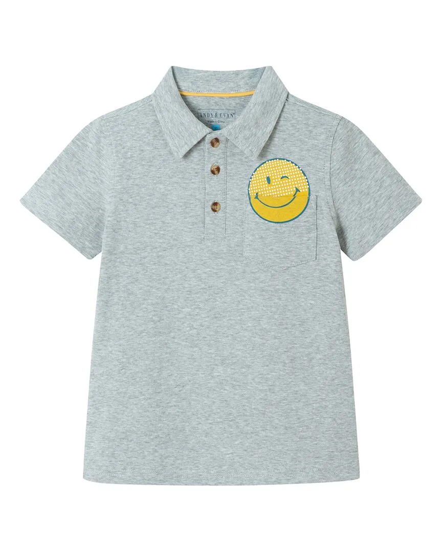 Smile Pocket Polo Shirt by Andy & Evan