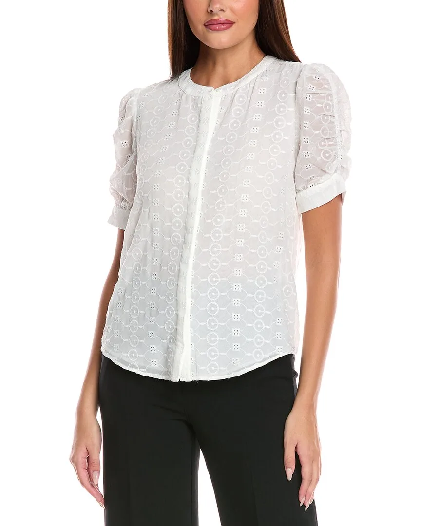 T Tahari Button Blouse by Tahari