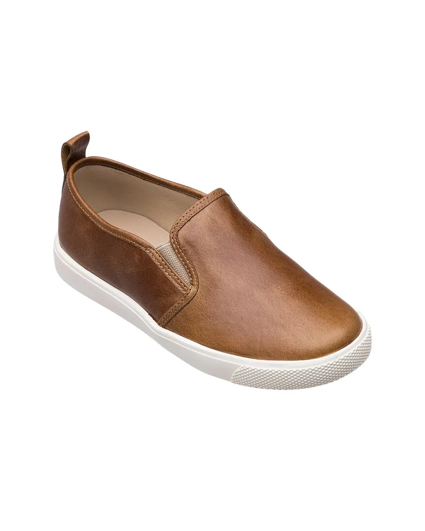 Classic Slip-On Leather Sneaker by Elephantito