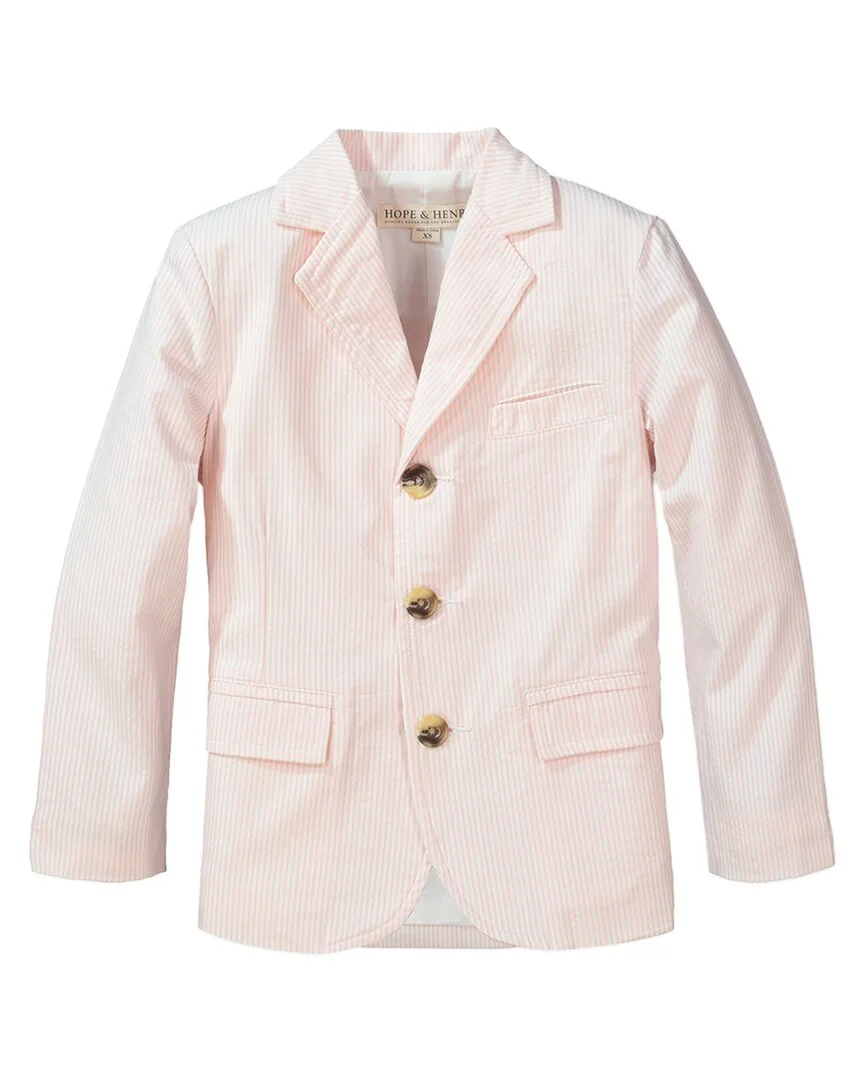 Seersucker Blazer by Hope & Henry