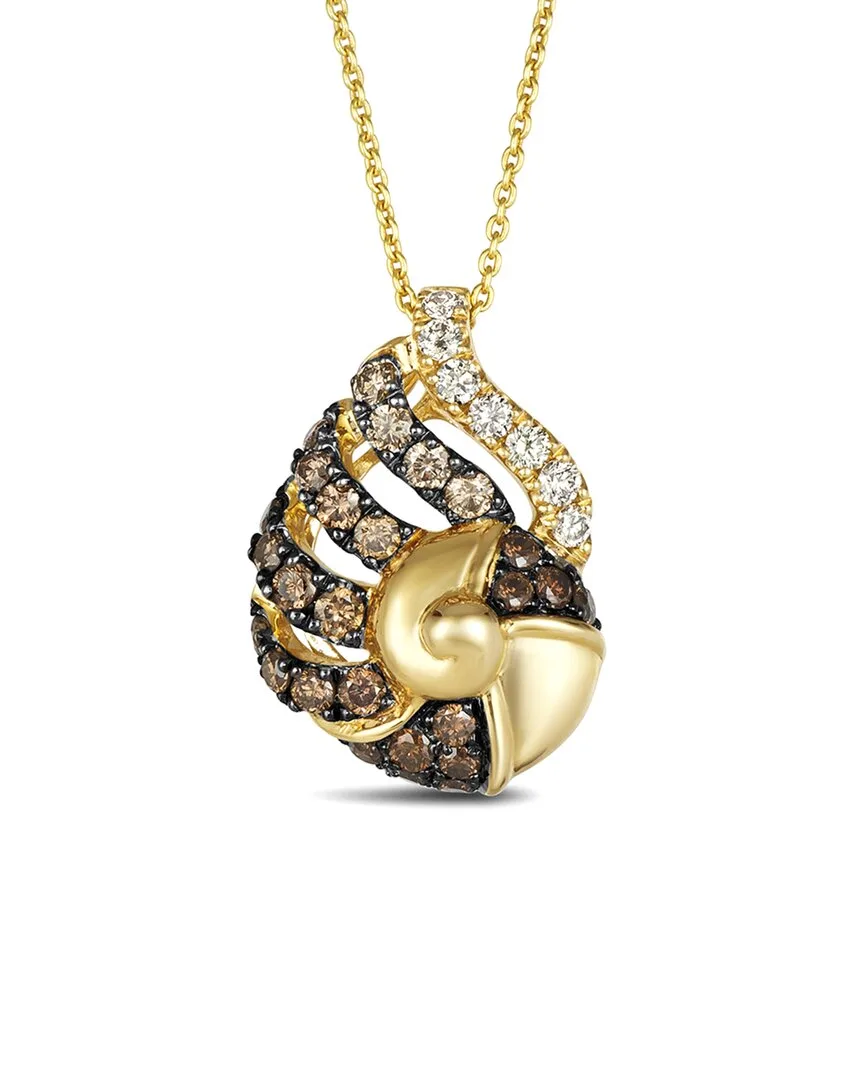 Ombre 14K 0.67 ct. tw. Diamond Pendant Necklace by Le Vian