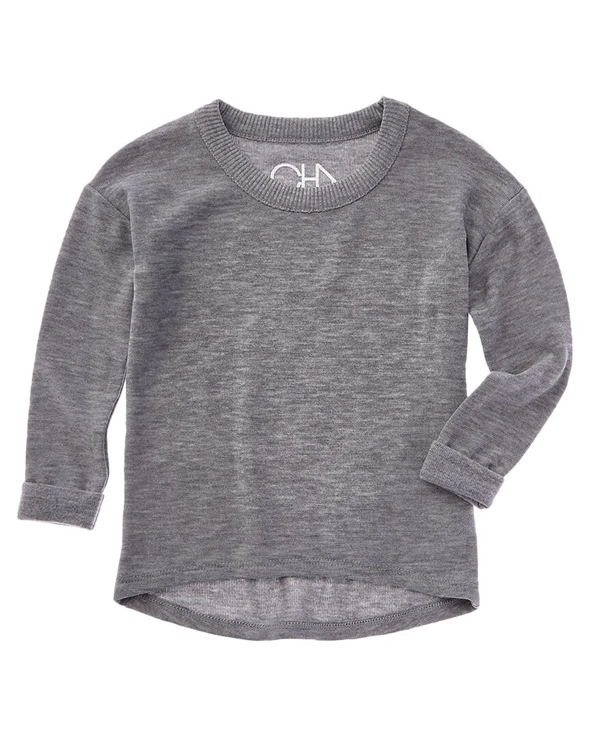 Cozy Knit Rolled Boxy High-Low Pullover by Chaser