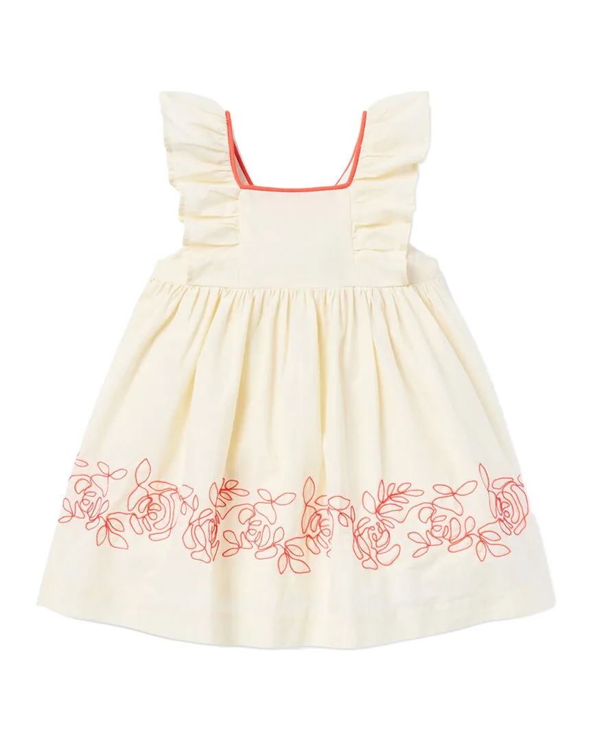 Embroidered Floral Border Dress by Janie and Jack