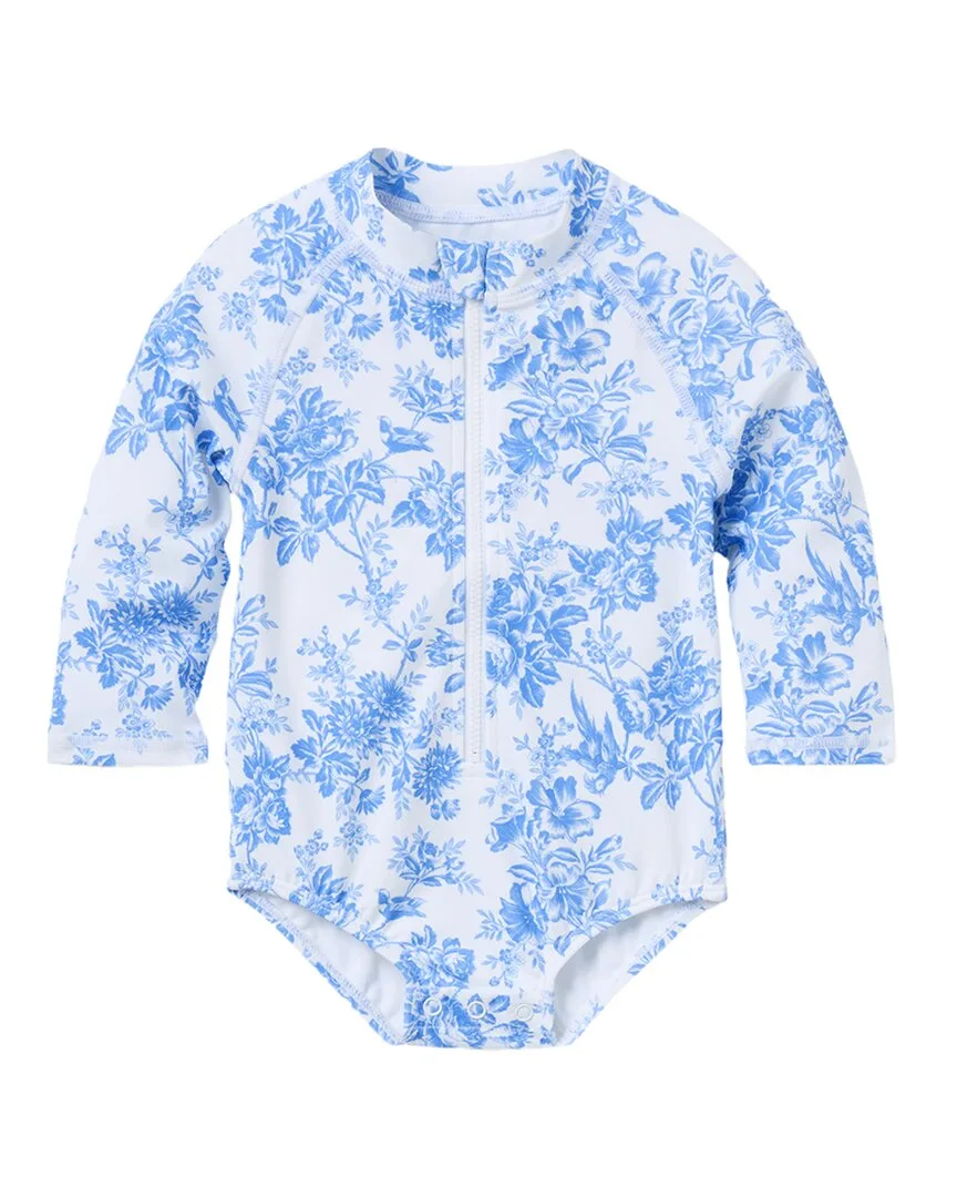 Recycled Floral Rashguard Swimsuit by Janie and Jack