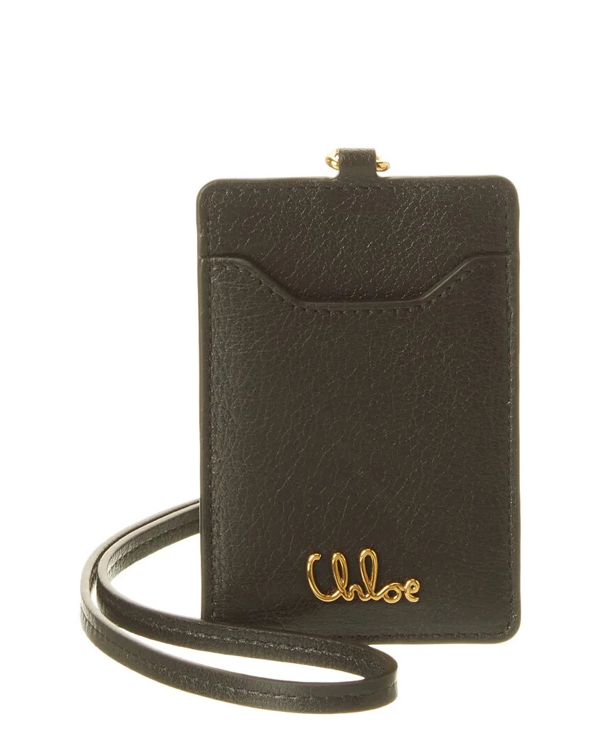 Iconic Leather Pass Holder by Chloé