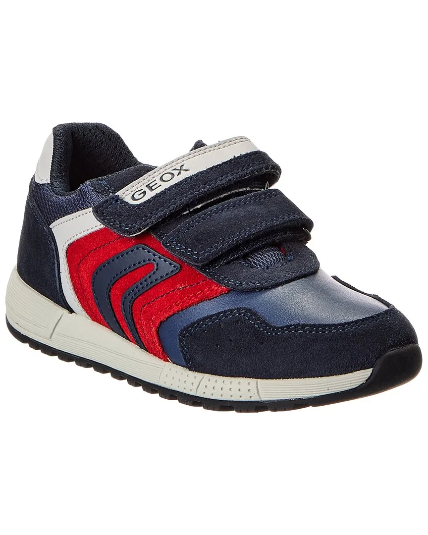 Alben Leather-Trim Sneaker by Geox