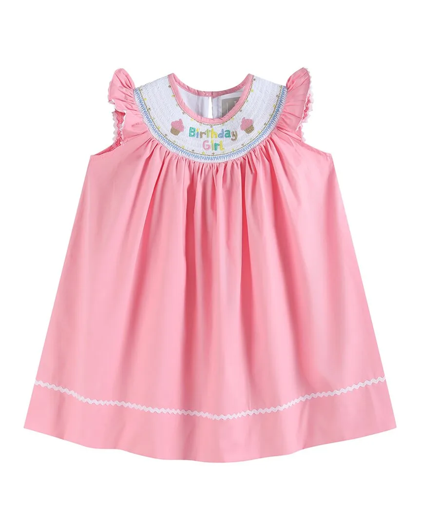 Smocked Bishop Dress by Lil Cactus