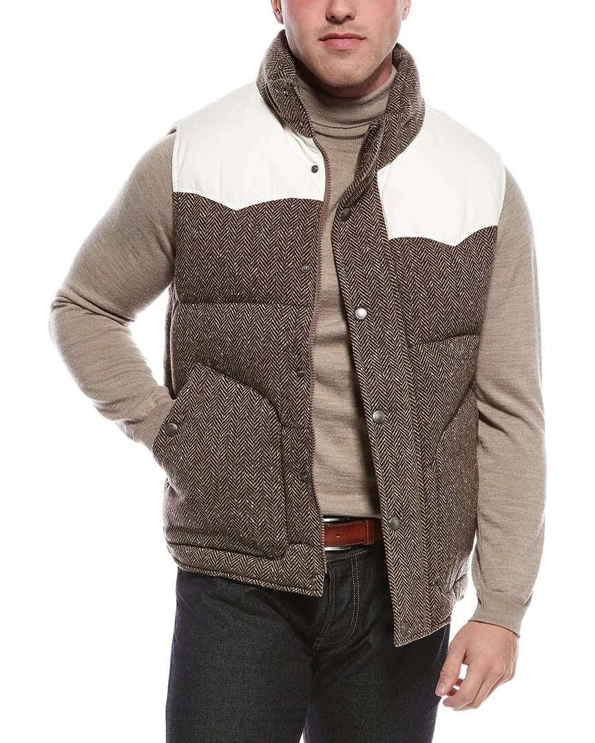 Wool & Cashmere-Blend Vest by Brunello Cucinelli