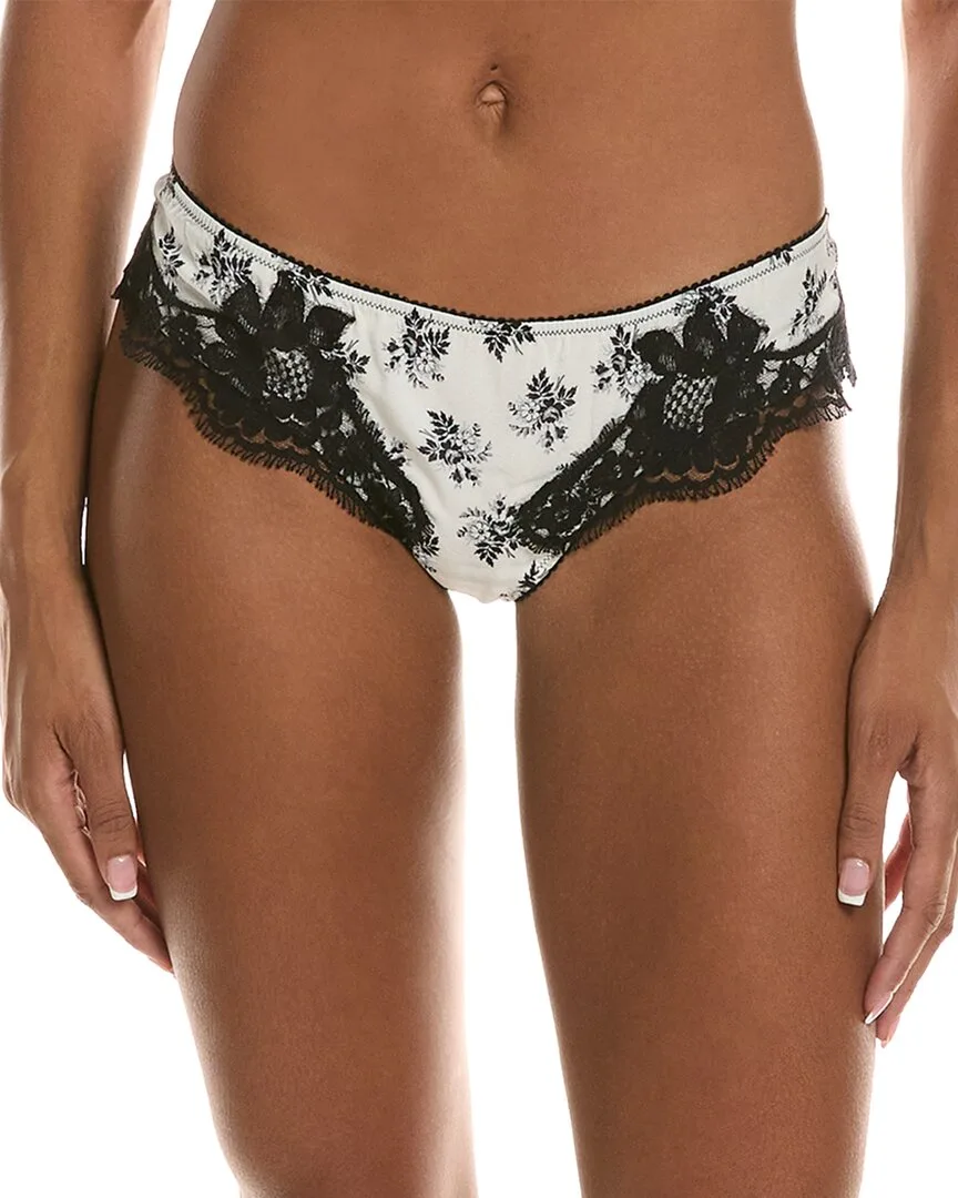 Silk-Blend Bikini Bottom by Dolce & Gabbana