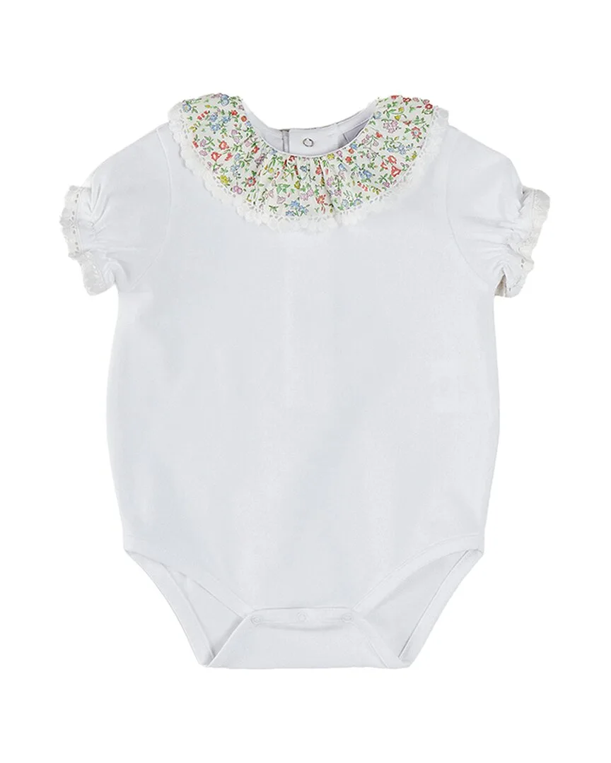 Cordelia Embroidered Double Collar Bodysuit by Pepa London