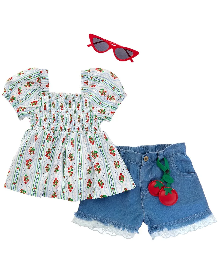 3Pc Top & Short Set by Rachel Zoe