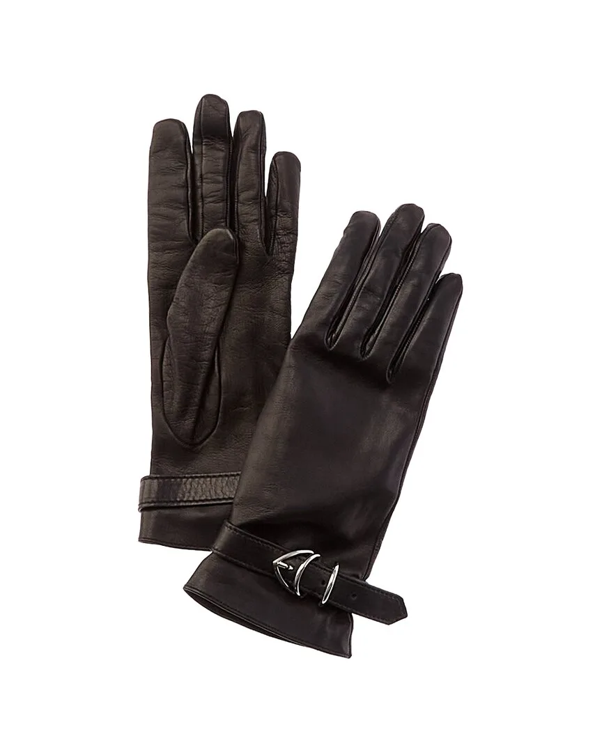 Clash Silk-Lined Leather Gloves
