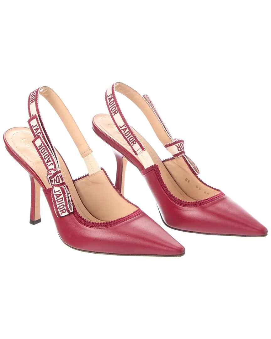 Jadior Leather Slingback Pump (authentic Pre-Loved) by Dior