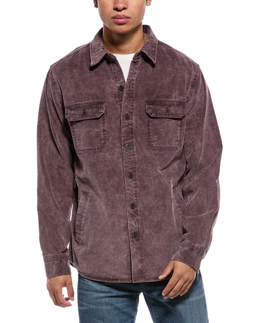 Distressed Corduroy Overshirt by Weatherproof Vintage