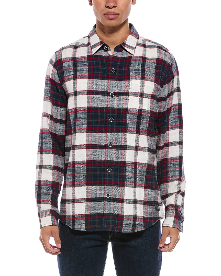 Slub Flannel Plaid Shirt by Weatherproof Vintage