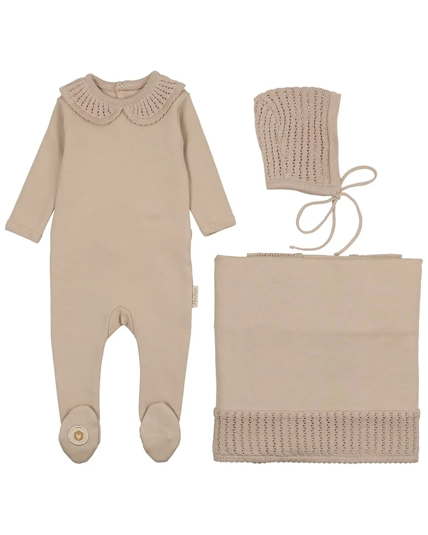 Graceful Collar Layette Set by Mon Tresor