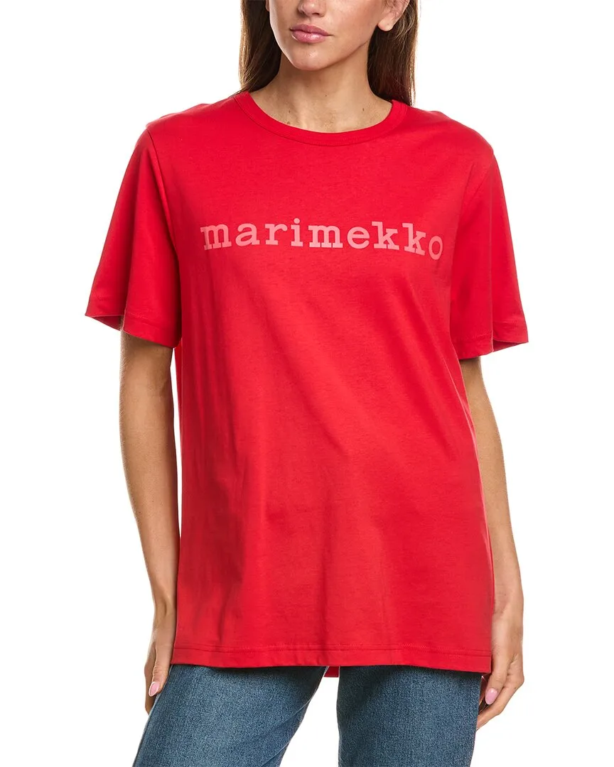 Vihne Logo Placement Shirt by Marimekko