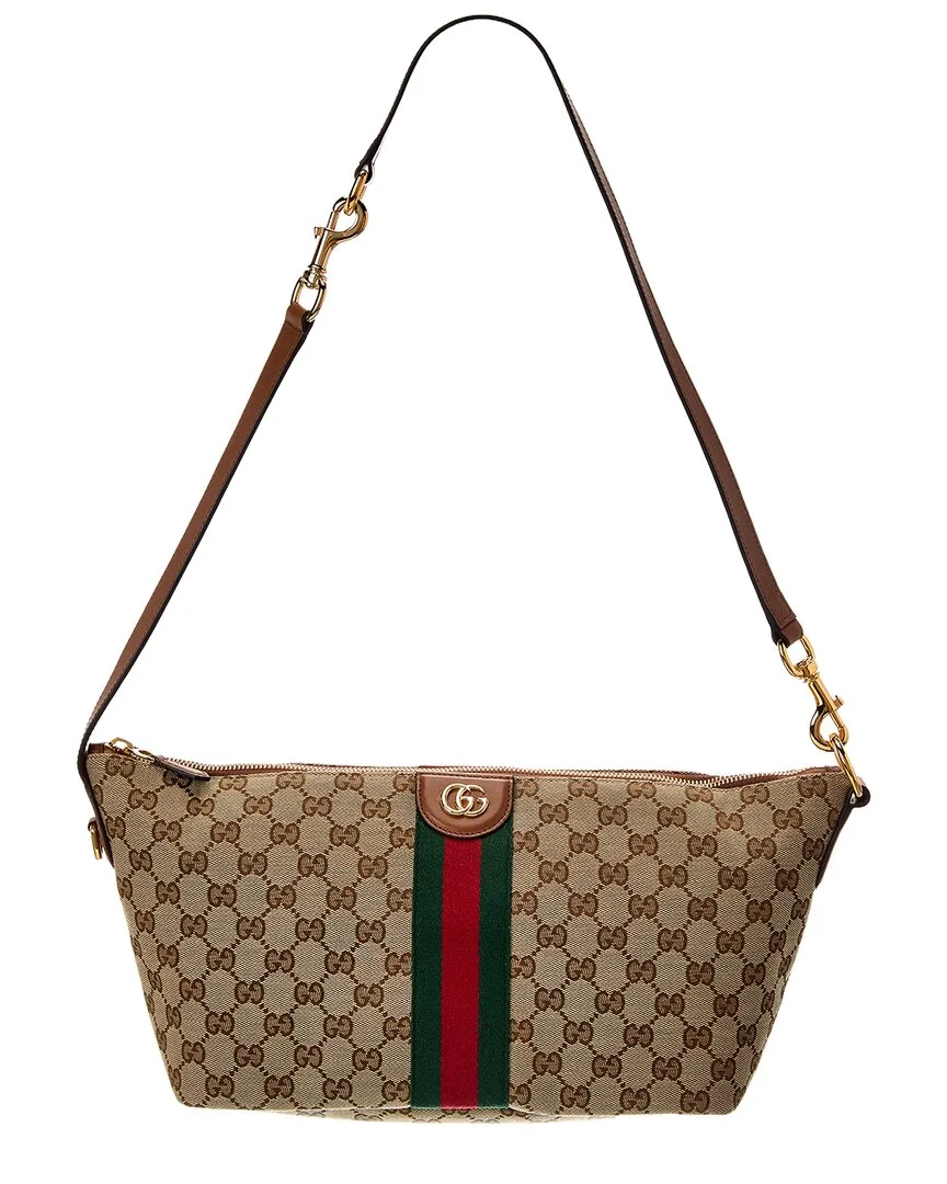Ophidia Medium Canvas & Leather Cosmetic Case by Gucci