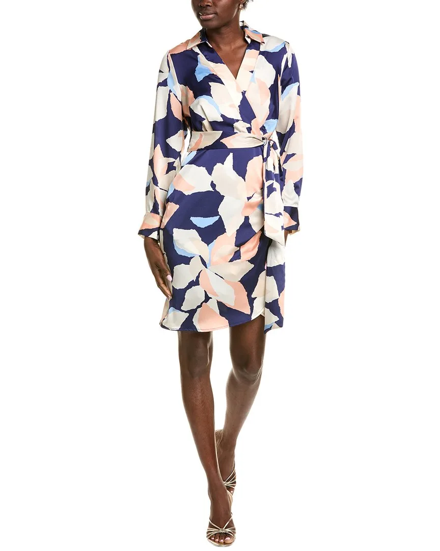 Faux Wrap Mini Dress