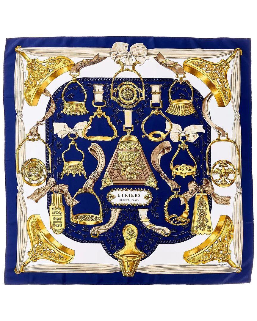 Triers Françoise De La Perrière Scarf (authentic Pre-Loved) by Herms