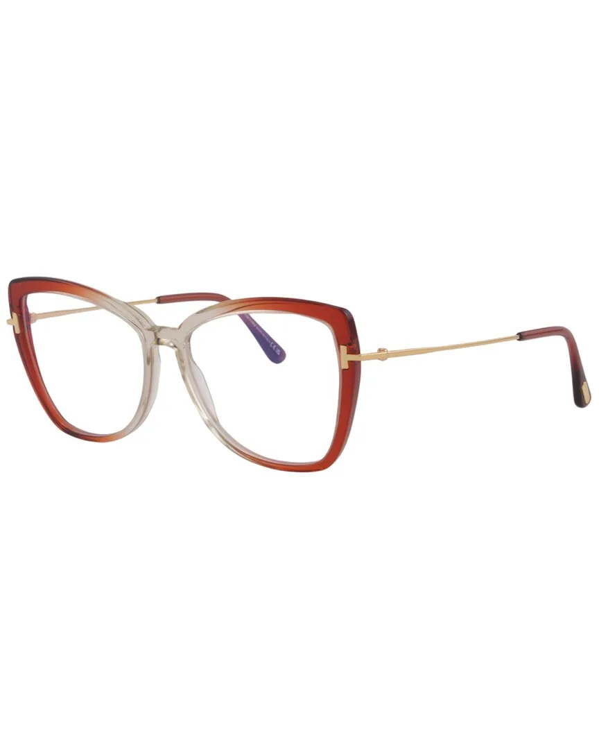 Blue Block 55Mm Optical Frames by Tom Ford