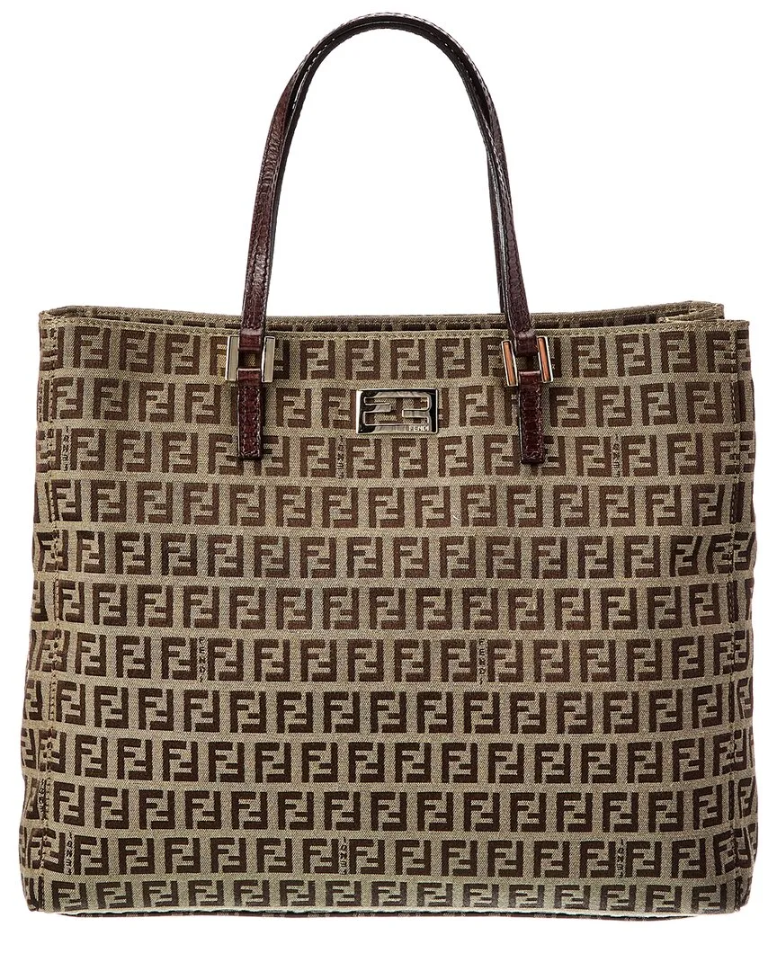 Neutral Canvas Tote (authentic Pre-Loved) by FENDI