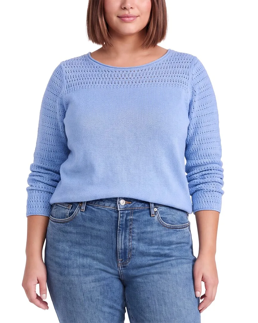 Placed Pointelle Sweater by Nic & Zoe