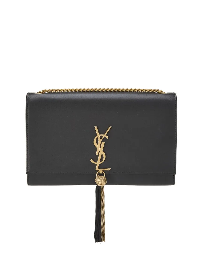 Saint Laurent Black Calfskin Leather Kate Tassel Medium (authentic Pre-Loved) by Louis Vuitton