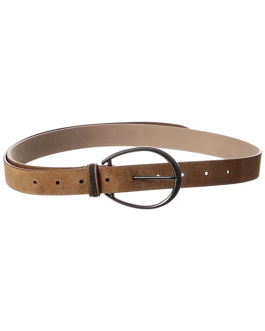 Suede Belt by Brunello Cucinelli