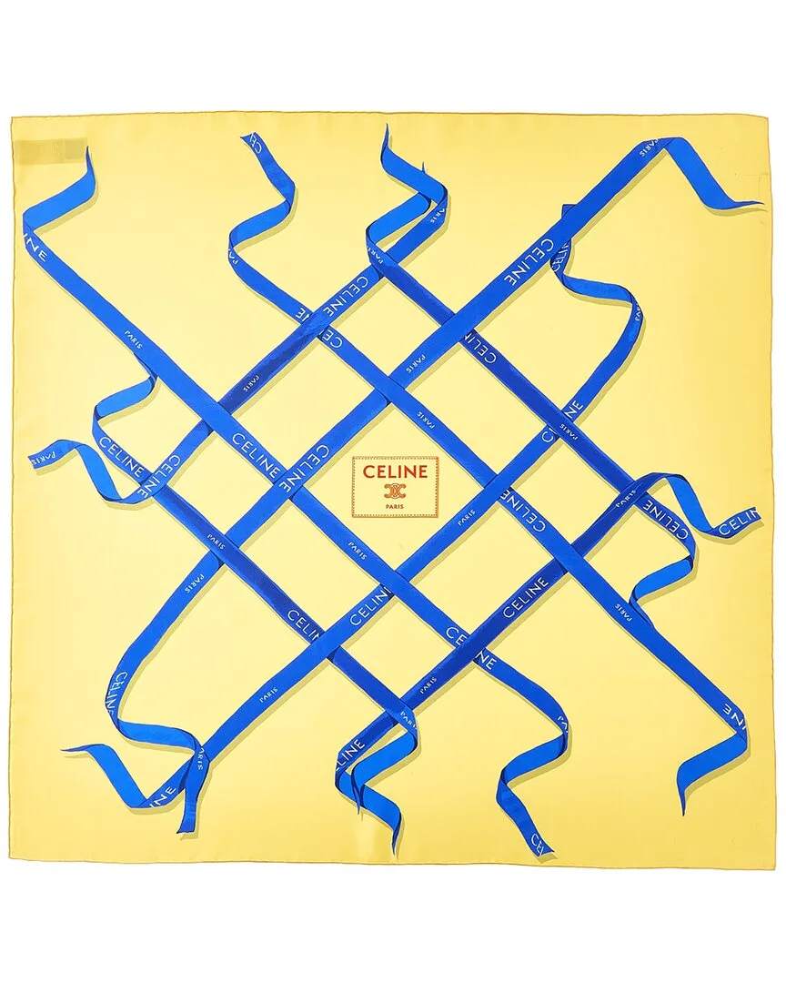 Ribbons in the Sky Silk Scarf by Celine