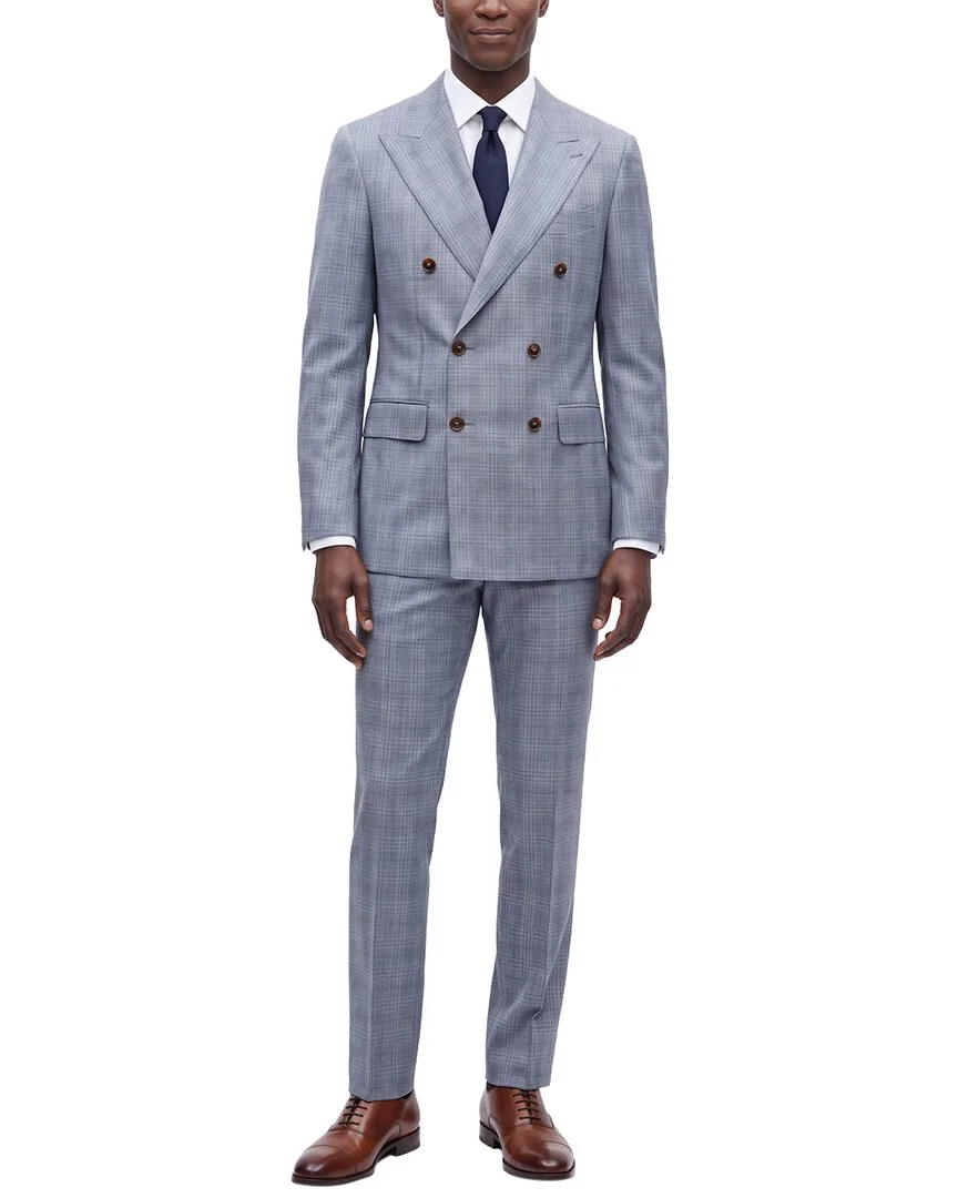 2Pc Wool & Silk-Blend Suit by Canali