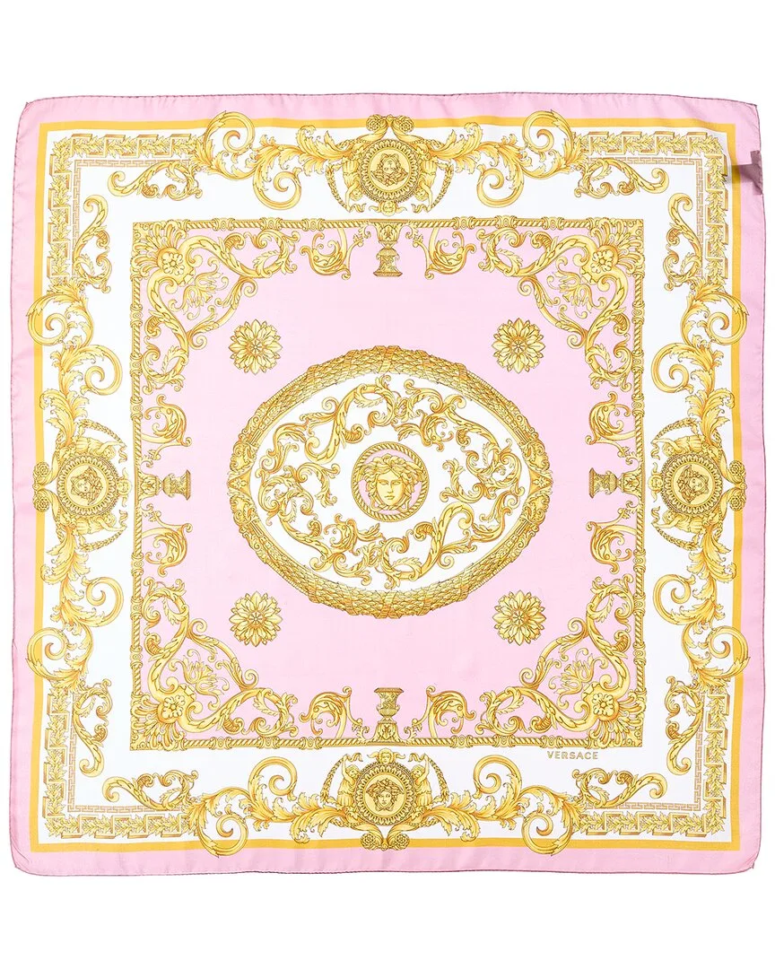 Barocco Print Silk Scarf