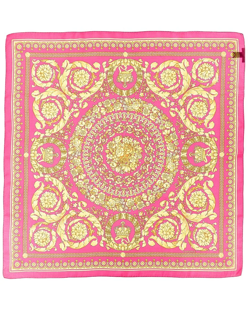 Barocco Print Silk Scarf