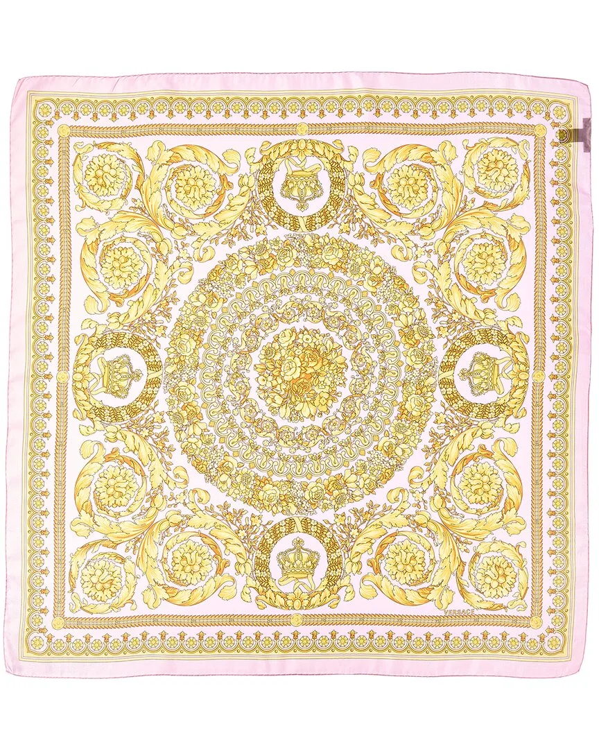 Barocco Print Silk Scarf