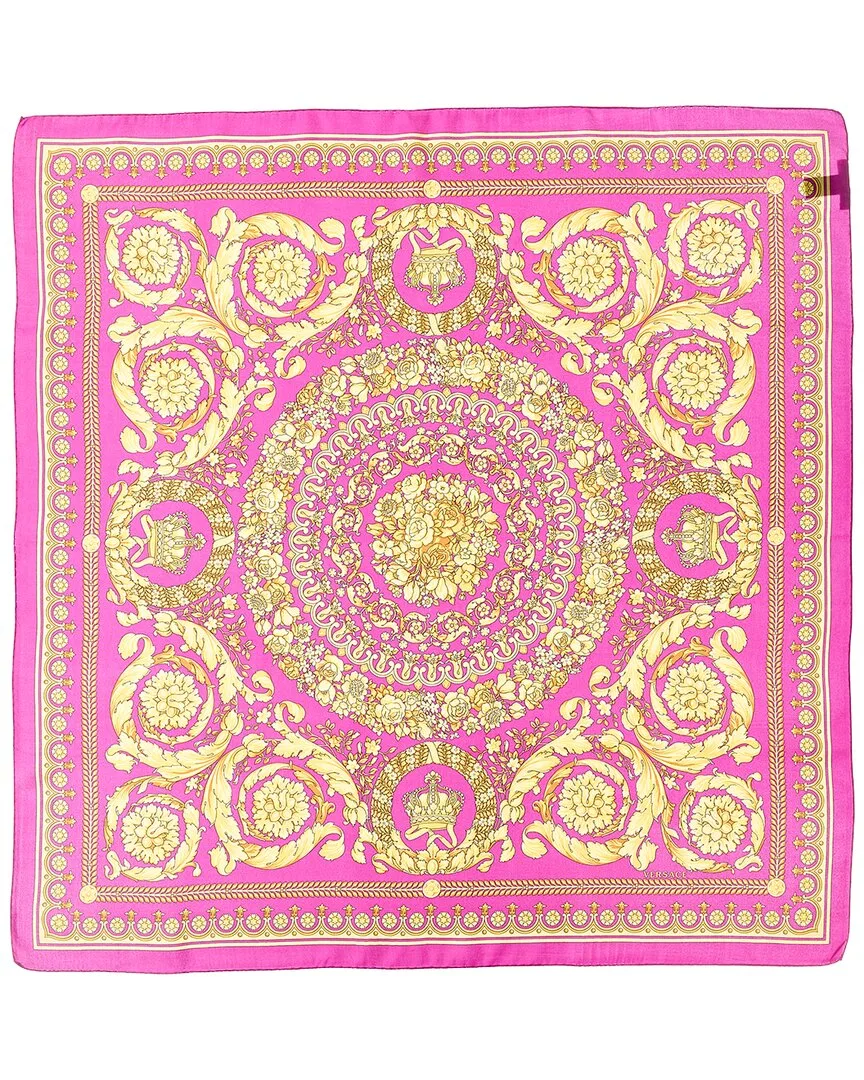 Barocco Print Silk Scarf