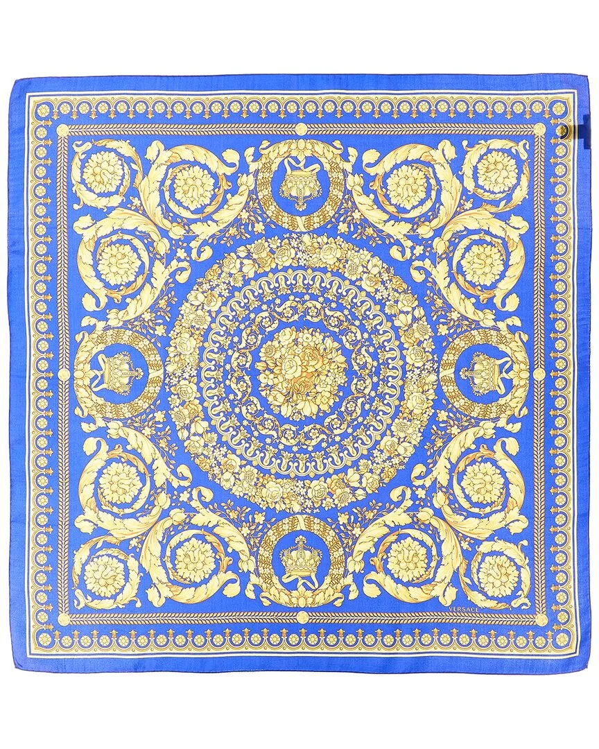 Barocco Print Silk Scarf