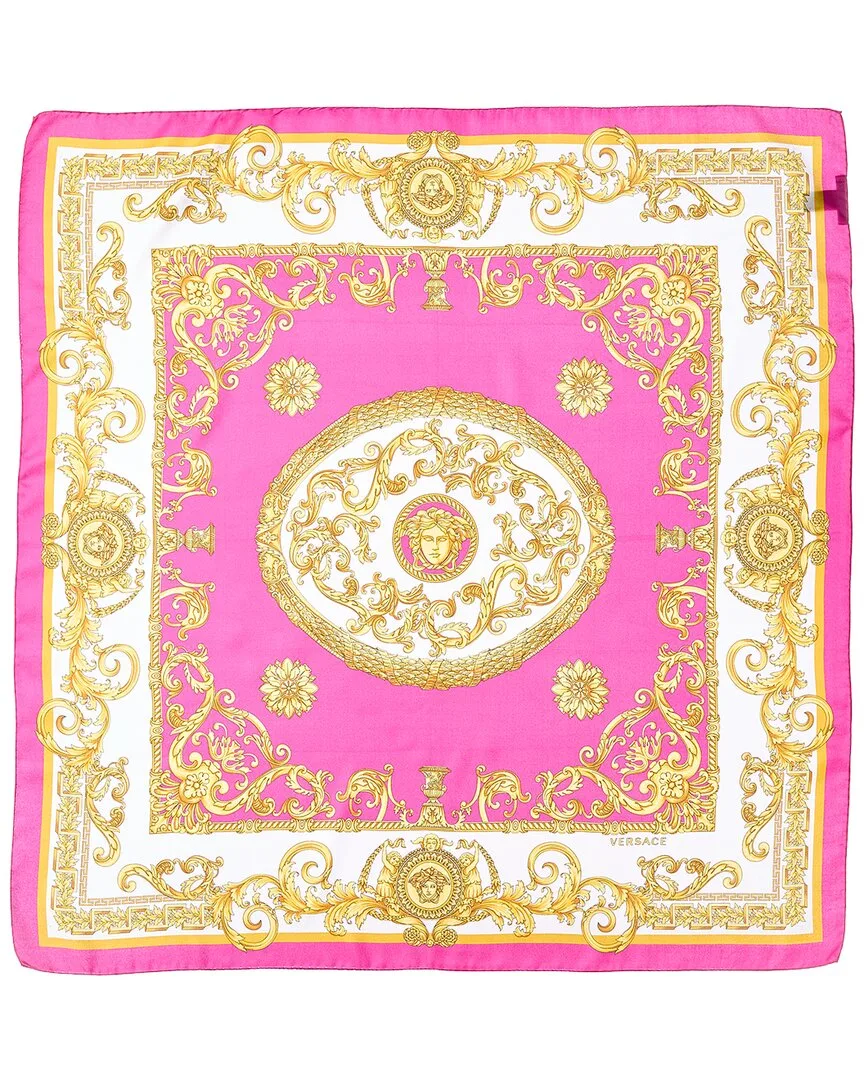 Barocco Print Silk Scarf