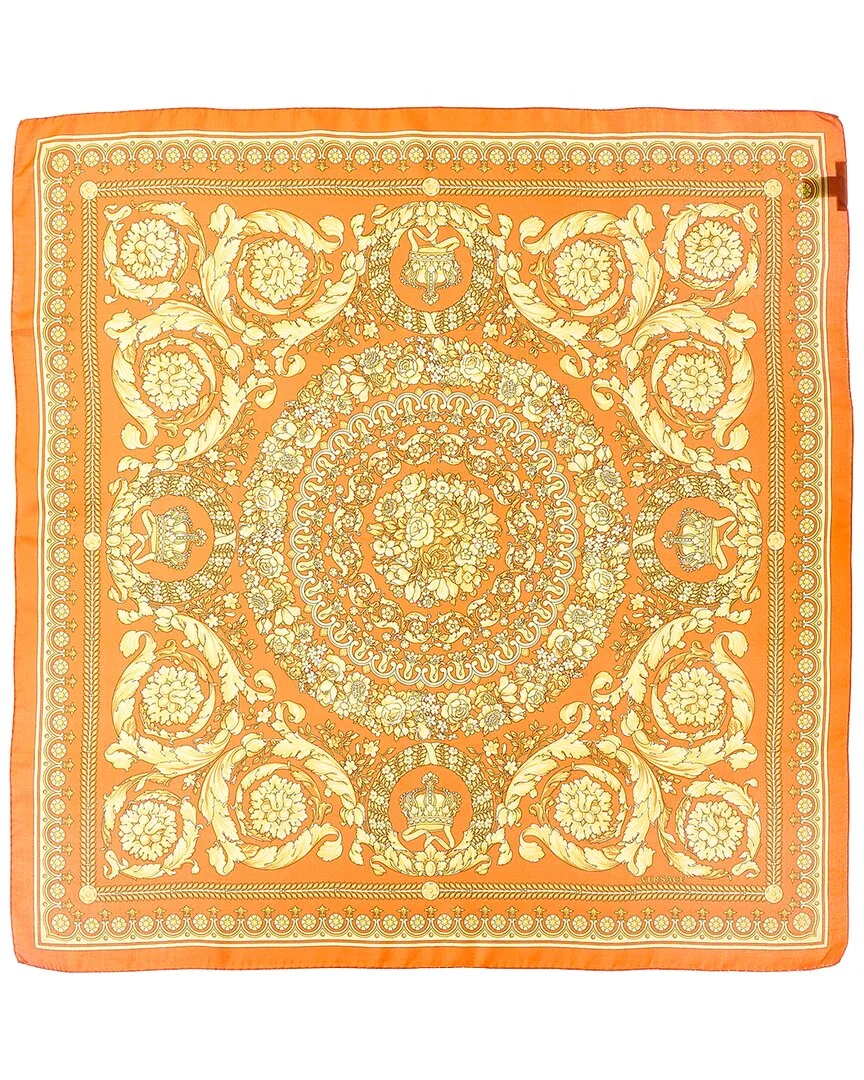 Barocco Print Silk Scarf