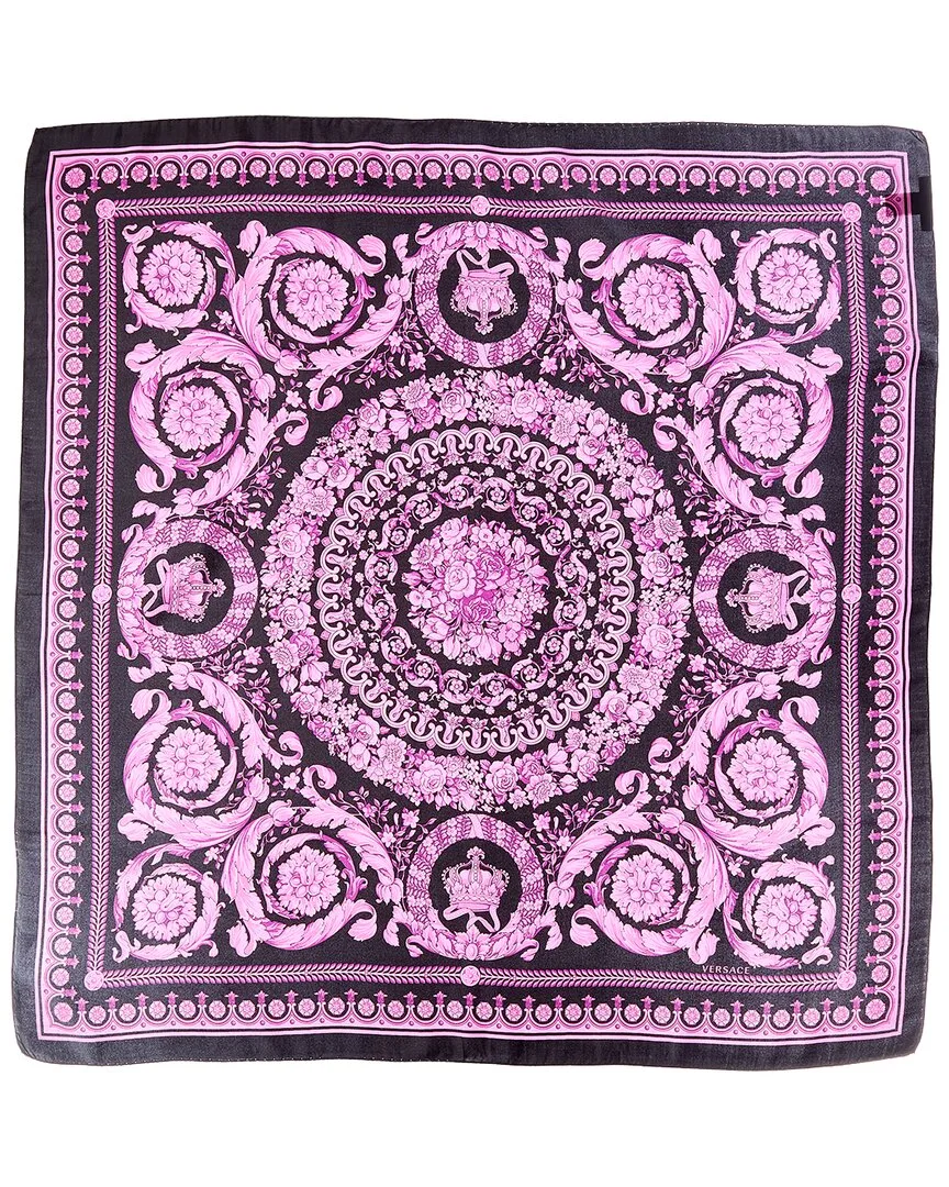 Barocco Print Silk Scarf