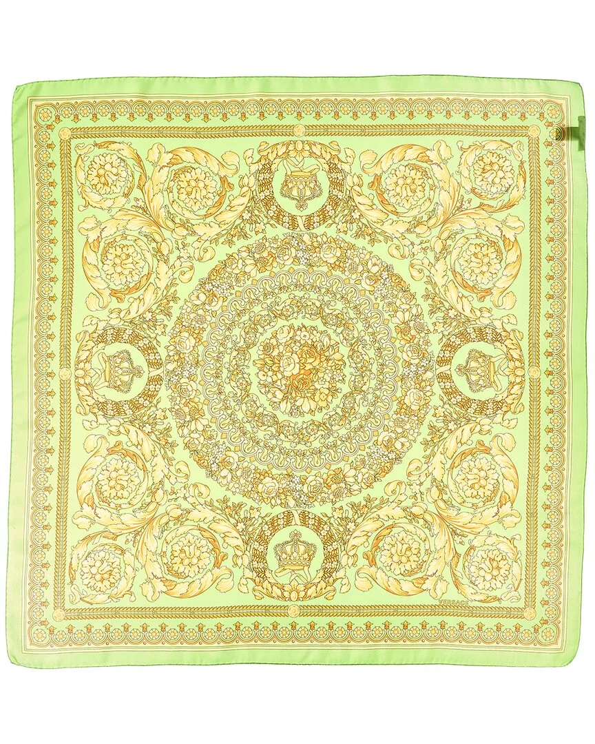 Barocco Print Silk Scarf